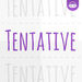 Tentative Podcast