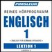 English for German Speakers, Unit 1