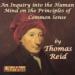 An Inquiry into the Human Mind on the Principles of Common Sense